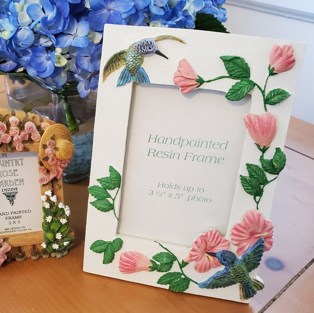 Picture Frame Hand Painted Nature 5"x7.5" New